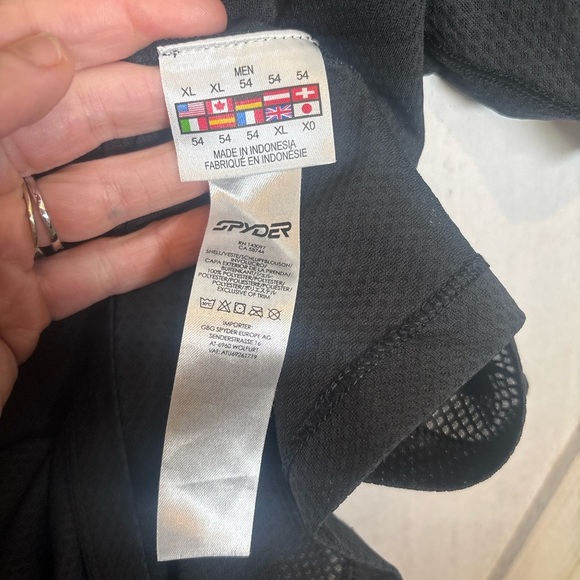 Black Spider Logo Men's Shirt bin0044 - Picture 4 of 5